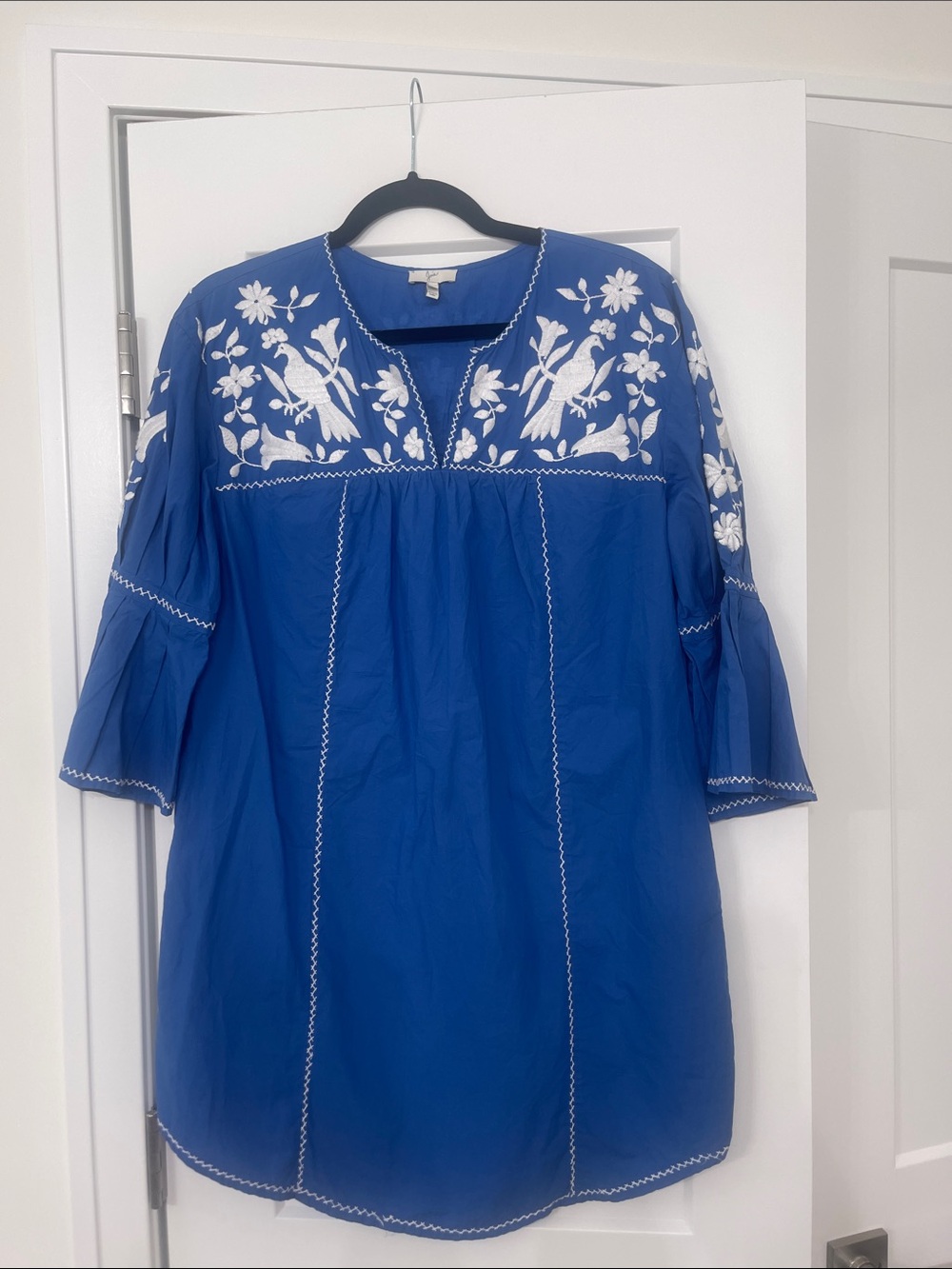Joie Cobalt Blue Embroidered dress
